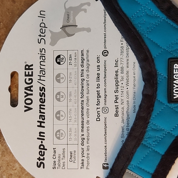 Voyager step-in dog harness, NWT, size XL - Picture 3 of 3
